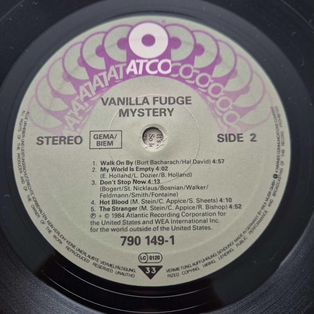 LP The Vanilla Fudge - Mistery 790 149-1 ATCO Musica Rock Vinile 12