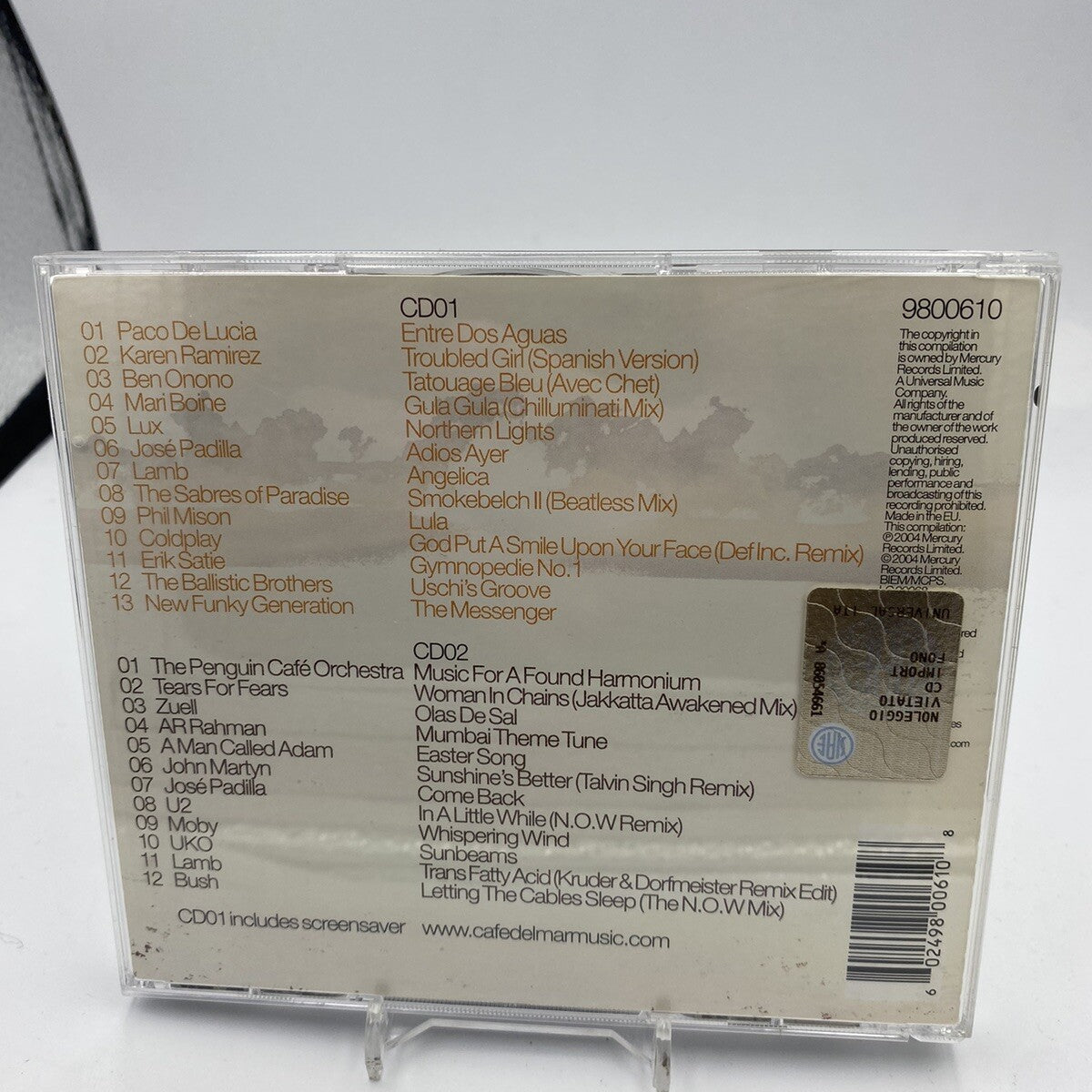 CD Various – Café Del Mar - The Best Of - Compiled By José Padilla