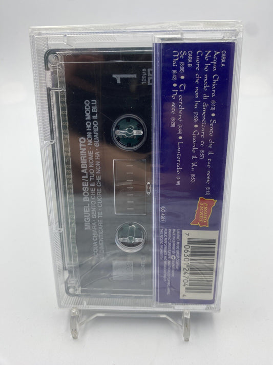 MUSICASSETTA Tape SS Miguel Bosé – Labirinto Italy 1996