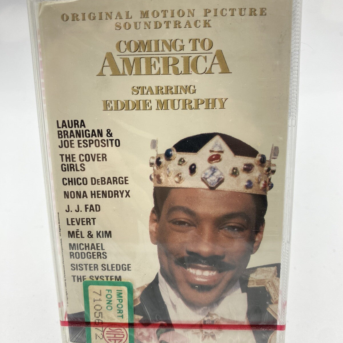 MUSICASSETTA Tape SS Various – Coming To America  1988 Elettronica Pop