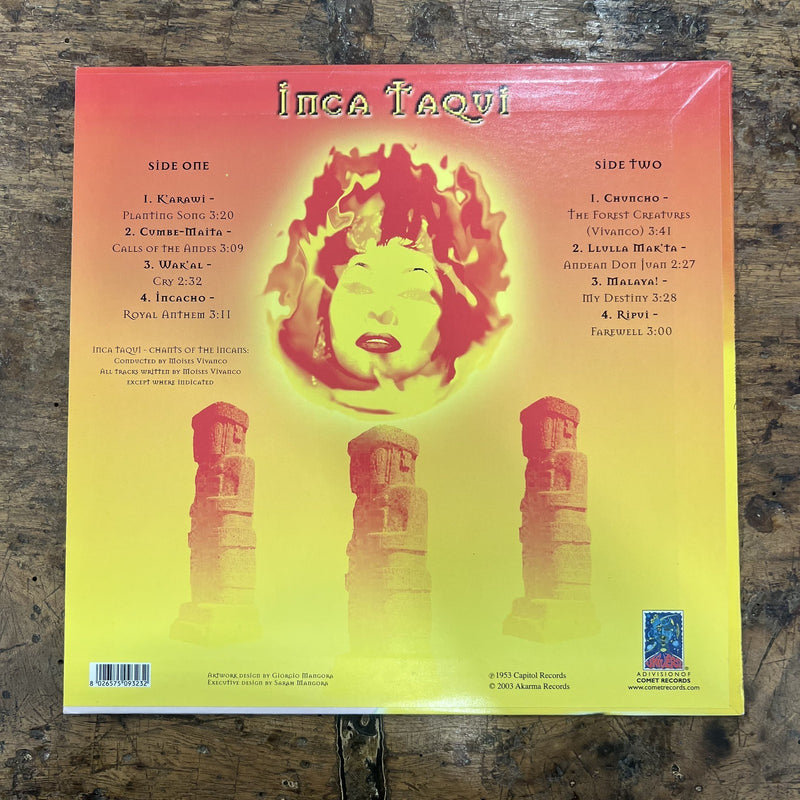 10" Vinyl Latin Yma Sumac, Moises Vivanco – Inca Taqui Mambo Exotica Italy 2003