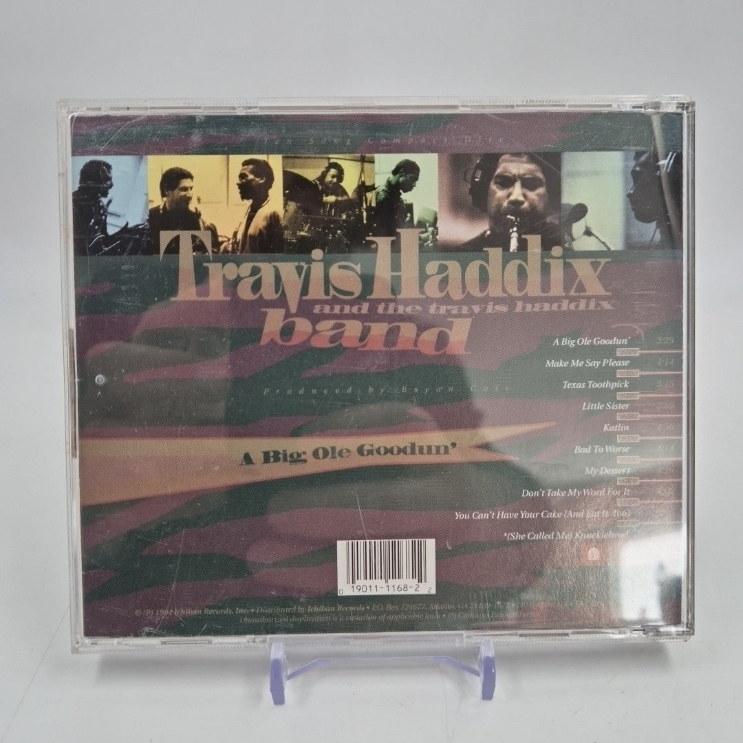CD Jazz TRAVIS HADDIX and The Travis Haddix Band - A Big Ole Goodun' Funk Soul