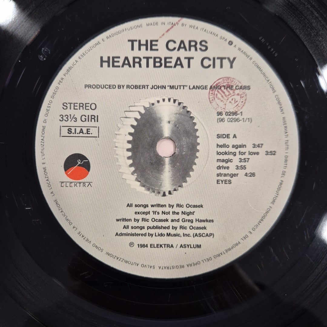 LP The Cars - Heartbeat City 96 0296-1 Musica Rock New Wave Vinile