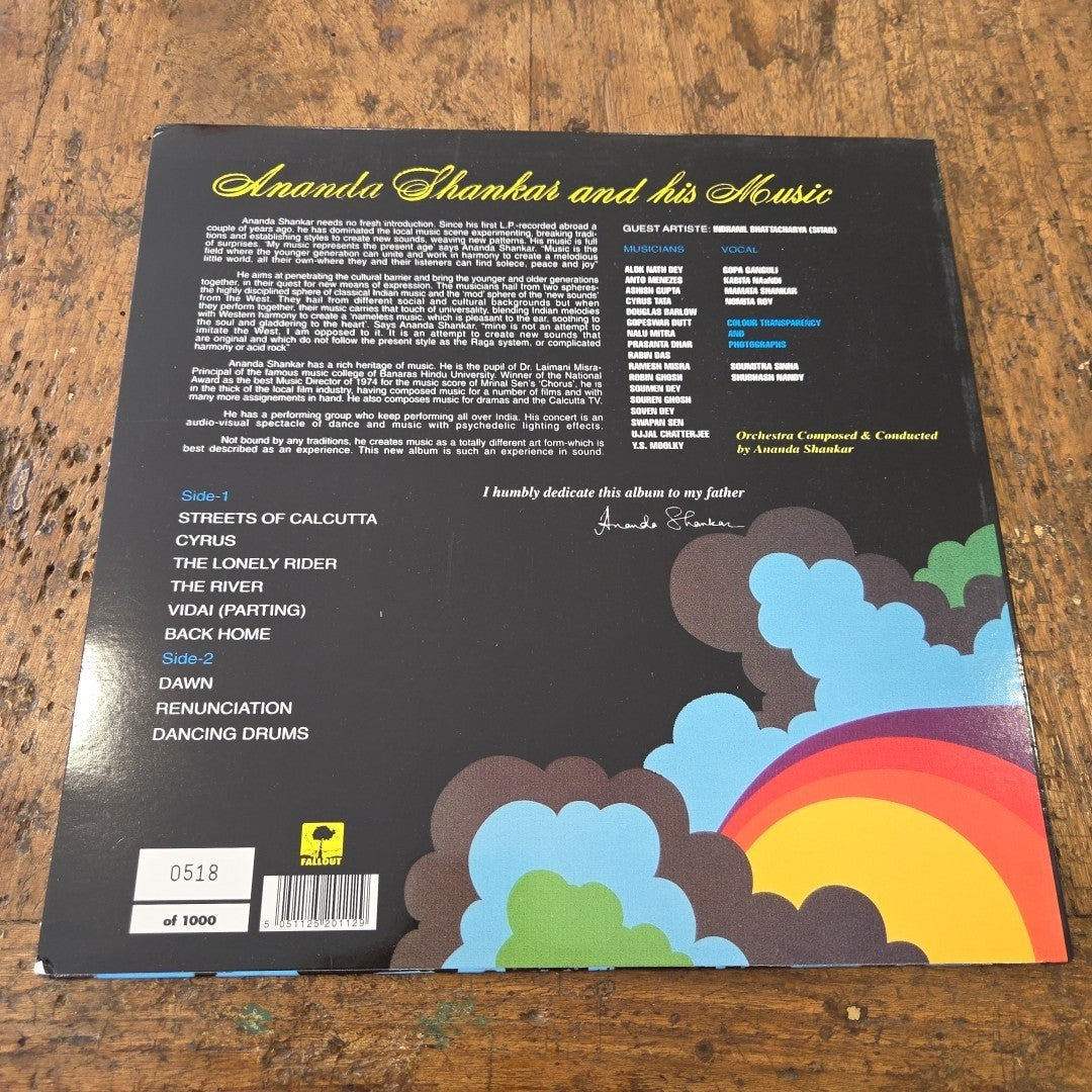 LP Ananda Shankar - Streets Of Calcutta FOLP2011  Psychedelic Rock
