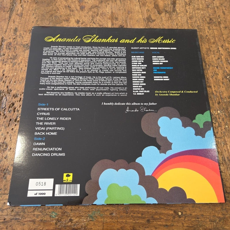 LP Ananda Shankar - Streets Of Calcutta FOLP2011  Psychedelic Rock