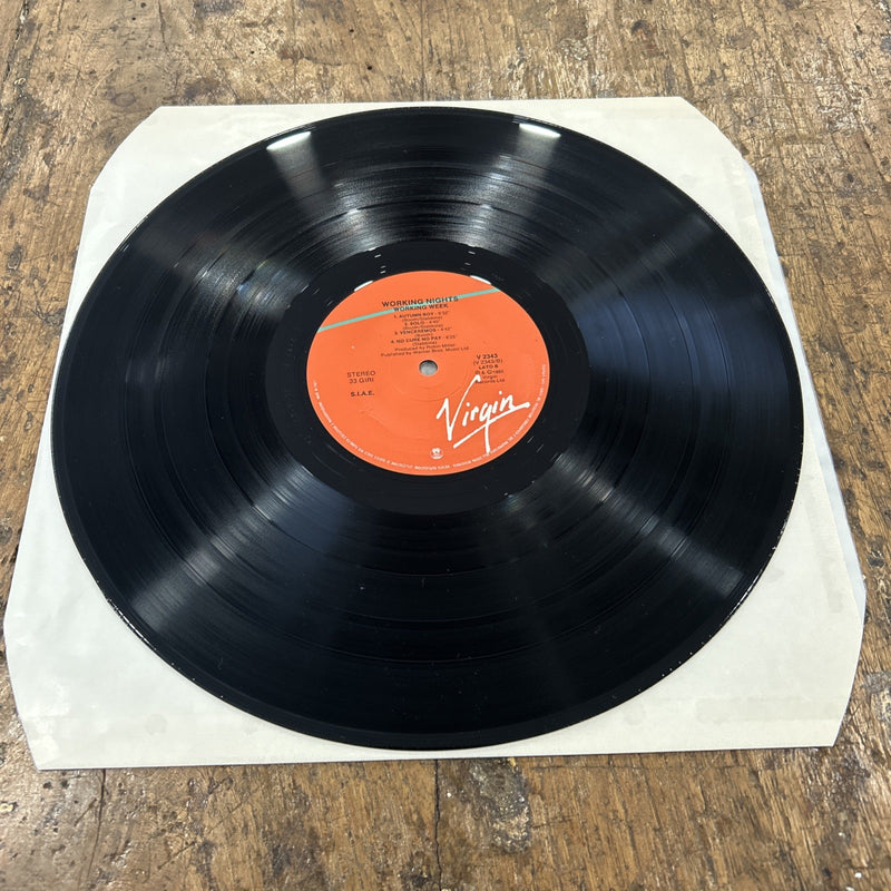 LP Working Week - Working Night V 2343 Vinile 1985 Made In Italy Acid Jazz Rock