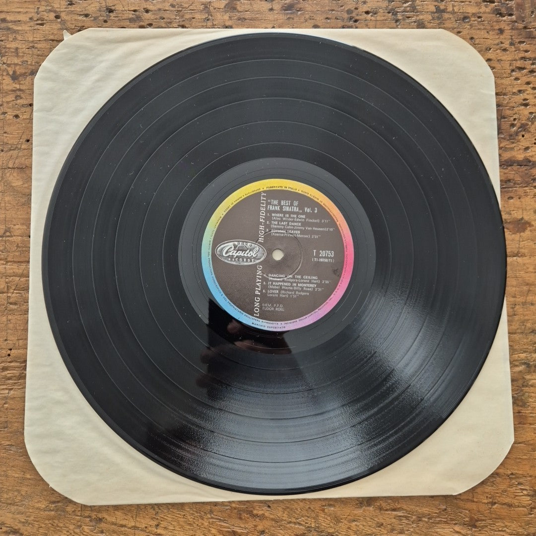 LP The Best Of Frank Sinatra Vol. 3 T 20753 Jazz Big Band VINILE 12