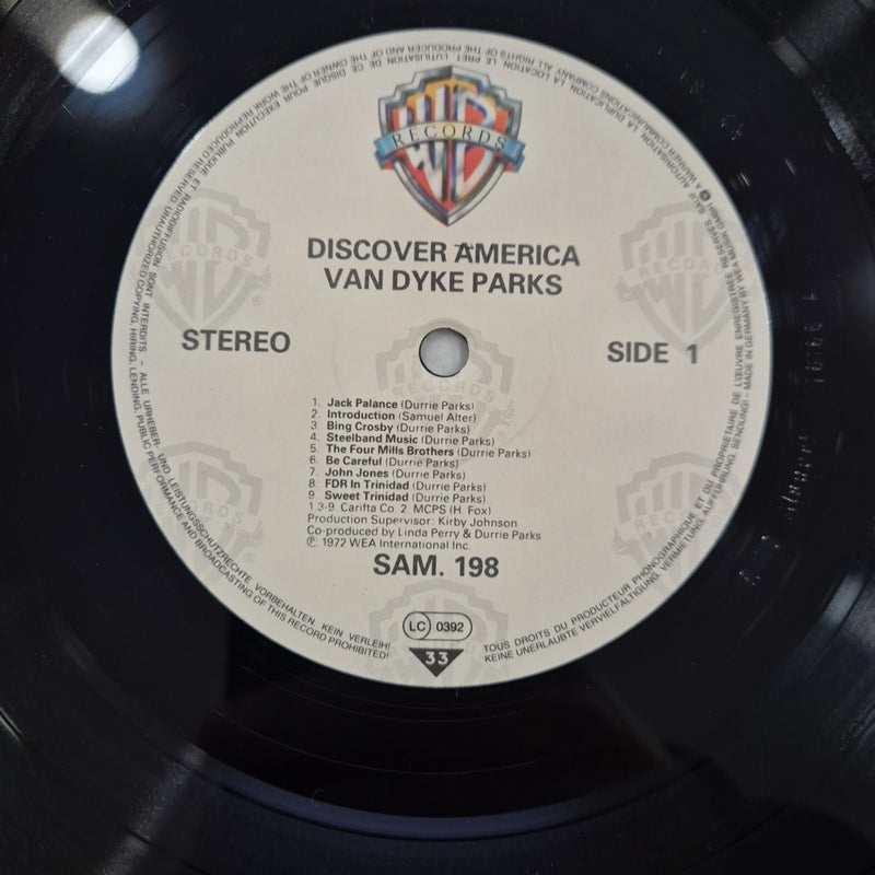 LP Van Dyke Parks - Discover America SAM 198 Musica Rock Vinile
