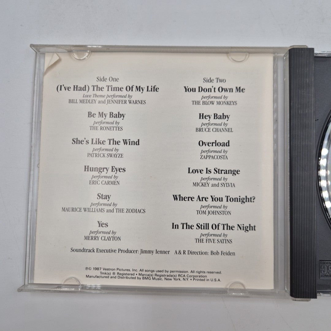 CD ost DIRTY DANCING  Music From The Motion Picture Colonna Sonora