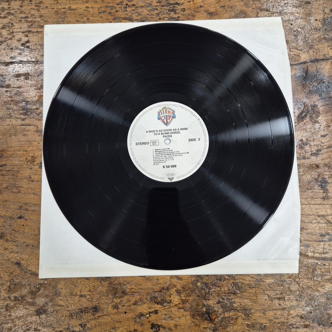LP Faces - A Nod's Ad Good As A Wink To A Blind Horse K 56 006 Rock Vinile