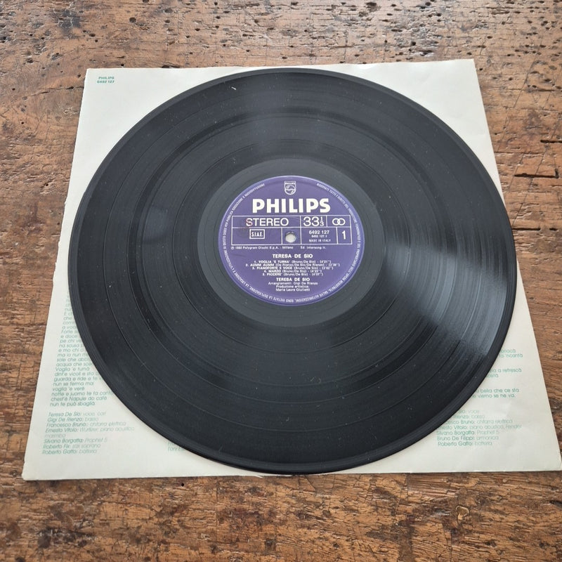 LP Teresa De Sio - Philips 6492 127 Italy 1982 Musica Italiana Vinile Chanson