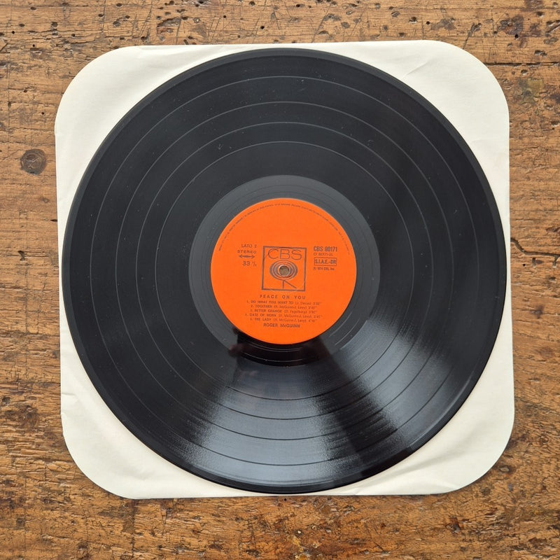 LP Roger McGuinn - Peace On You Prima Stampa Italiana 1974 Vinile 12