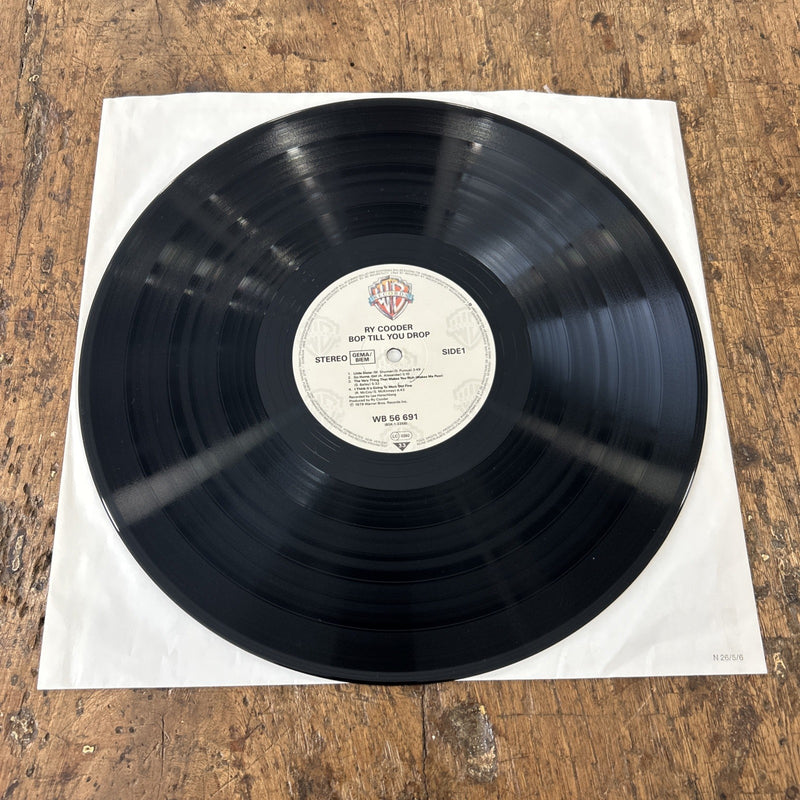 LP Ry Cooder - Bop Till You Drop WB 56691 Blues Rock Folk 1979 Vinile