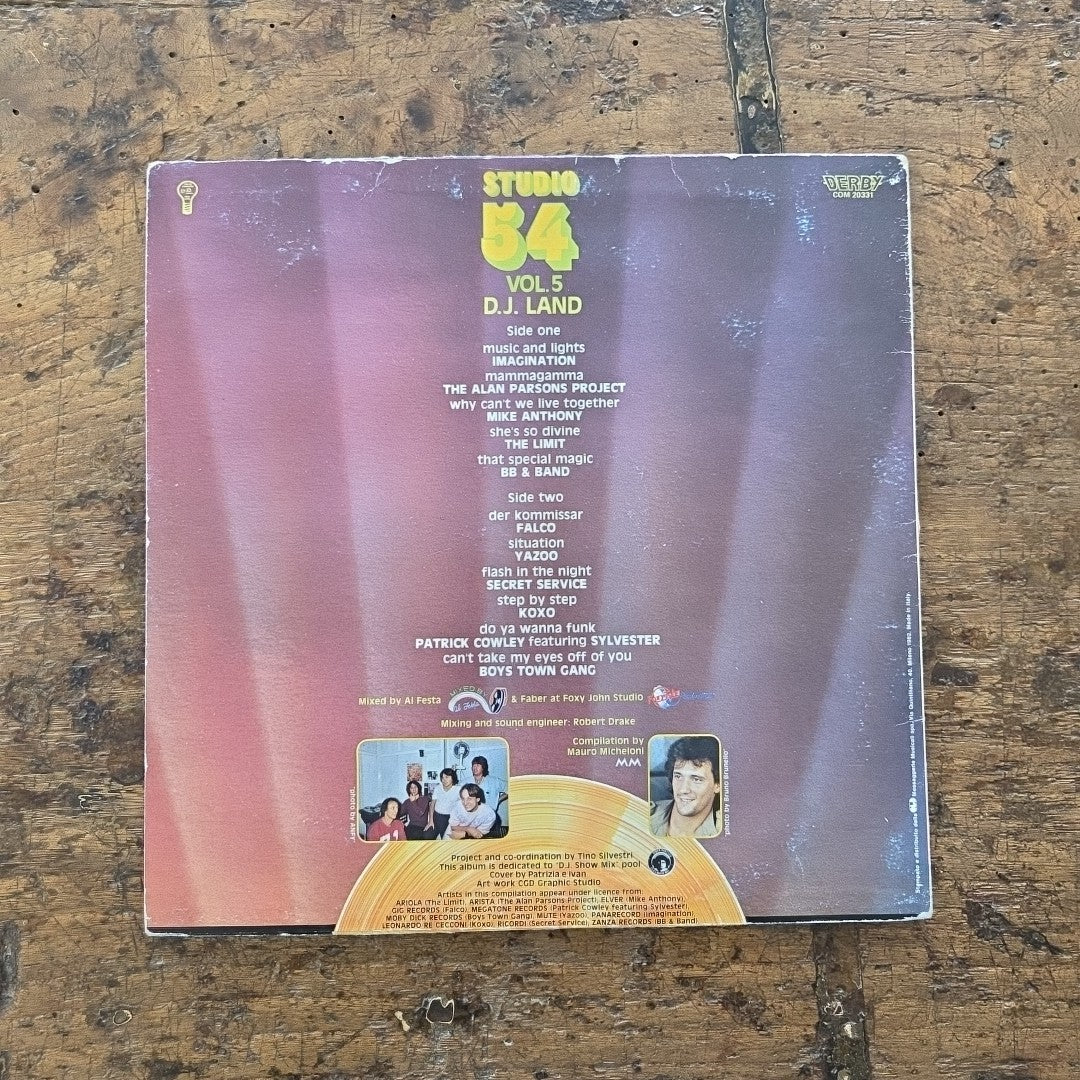 LP Studio 55 - Vol. 5 D.J. Land COM 20331 1982 Musica Disco Vinile
