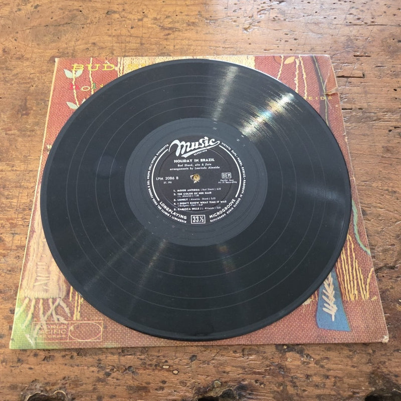 LP Bud Shank - Holiday In Brazil LPM 2086 Jazz Vinile Made In Italy
