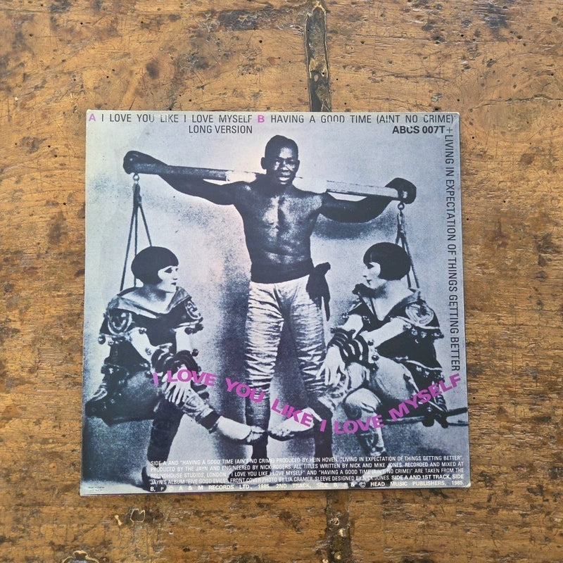 LP The Playn Jayn - I Love You Like I Love Myself ABCS007T Musica Rock Vinile
