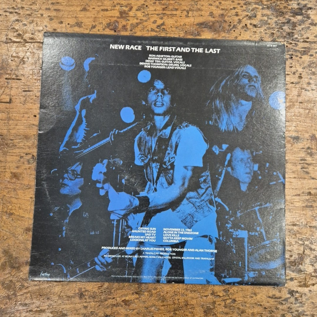 LP New Race - The First And The Last BTB 907 1982 Musica Vinile Rock