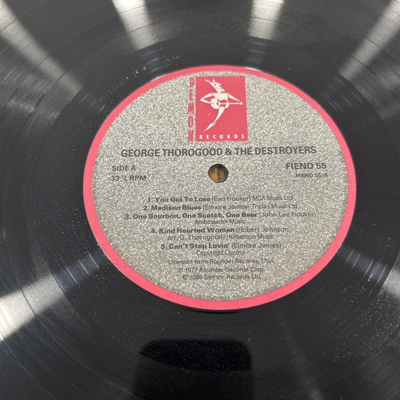 LP George Thorogood And The Destroyers - FIEND 55 Made In US Vinile Rock