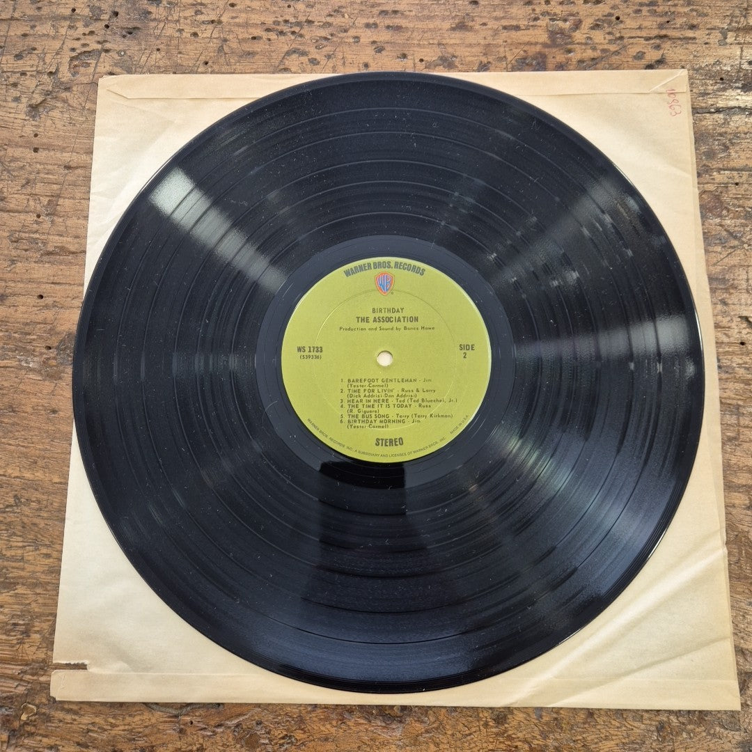 LP The Association - Birthday WS 1733 Made In USA Musica Rock Vinile