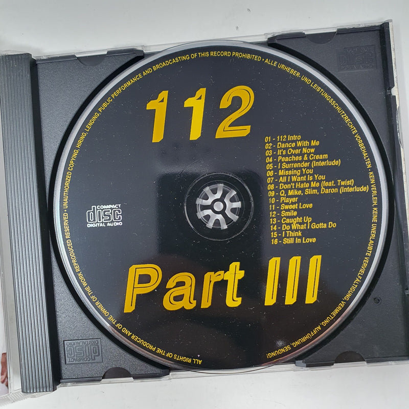 CD One Twelve – Part III Bad Boy Entertainment – 78612 730392