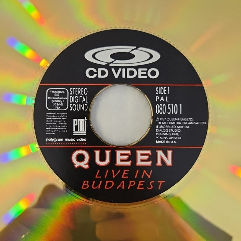 LP Queen - Live In Budapest 0805101 1987 CDV Made In UK Rock Vinil
