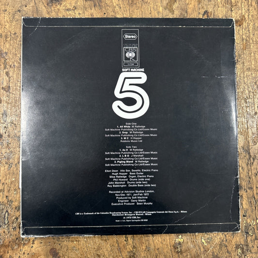 LP Soft Machine - Fifth S 64806 Vinile 1972 Jazz Prog Rock Progressive