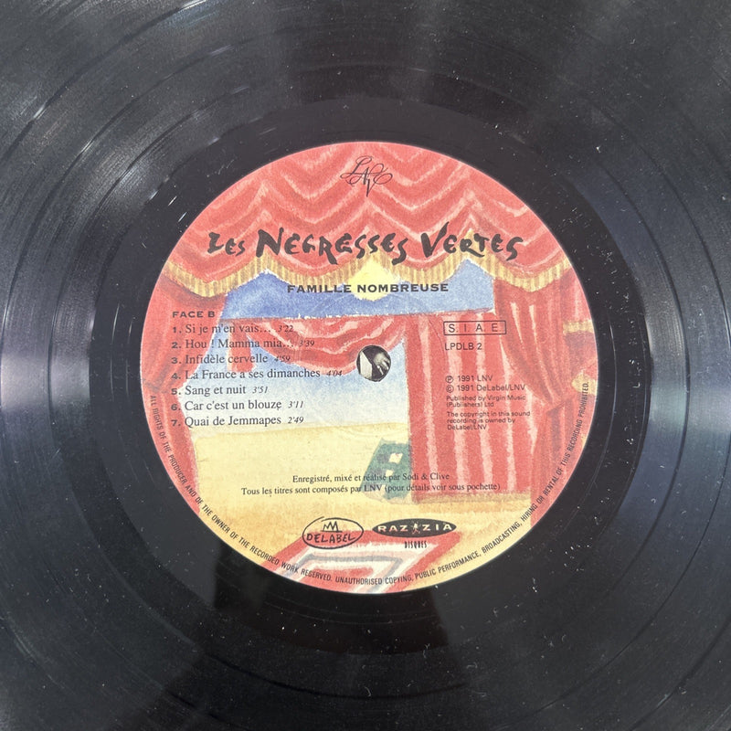 LP Les Negresses Vertes - Famille Nombreuse LPDLB2 Virgin 1991 Vinile Rock