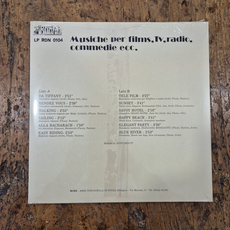 LP SIGILLATO Minus - Steings Orchestra LP RDN 0104 Italian Library