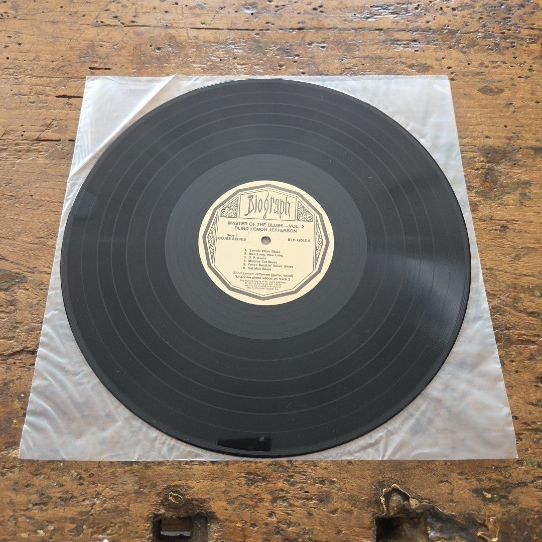 LP Master Of The Blues- Blind Lemon Jefferson Vol.2 BLP 12015 Jazz  Vinile