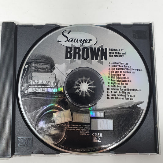 CD Sawyer Brown – Six Days On The Road Curb Records – CURCD 044