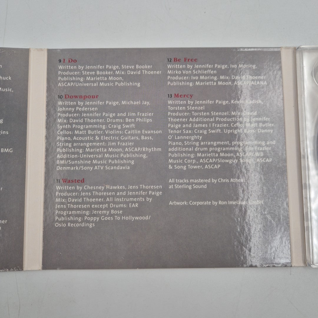 CD JENNIFER PAGE - Best Kept Secret CARSH220 Glor Sonoexperts Feel The Love