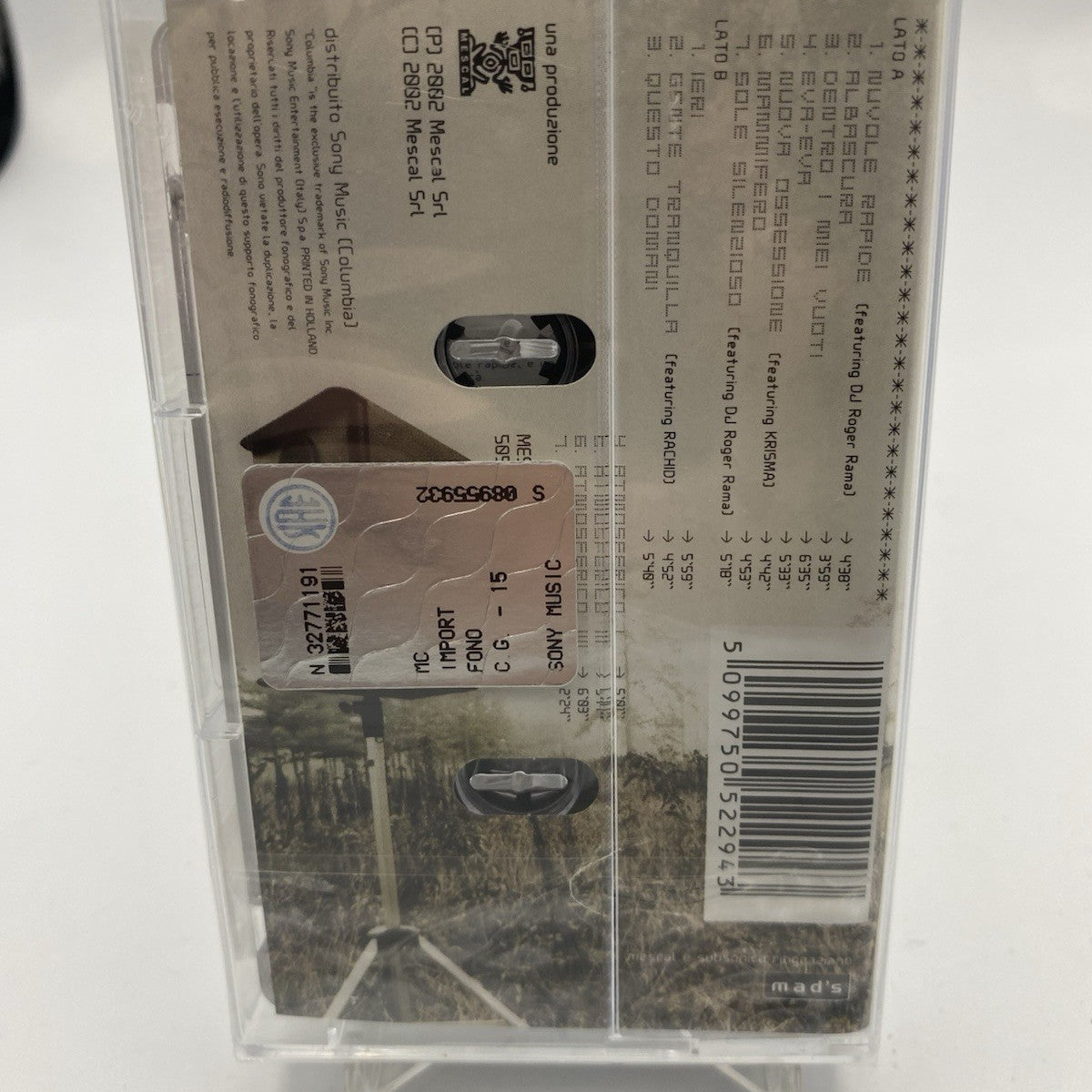 MUSICASSETTA Tape SS Sigillato Subsonica – Albascura Italy Elettronica 2002