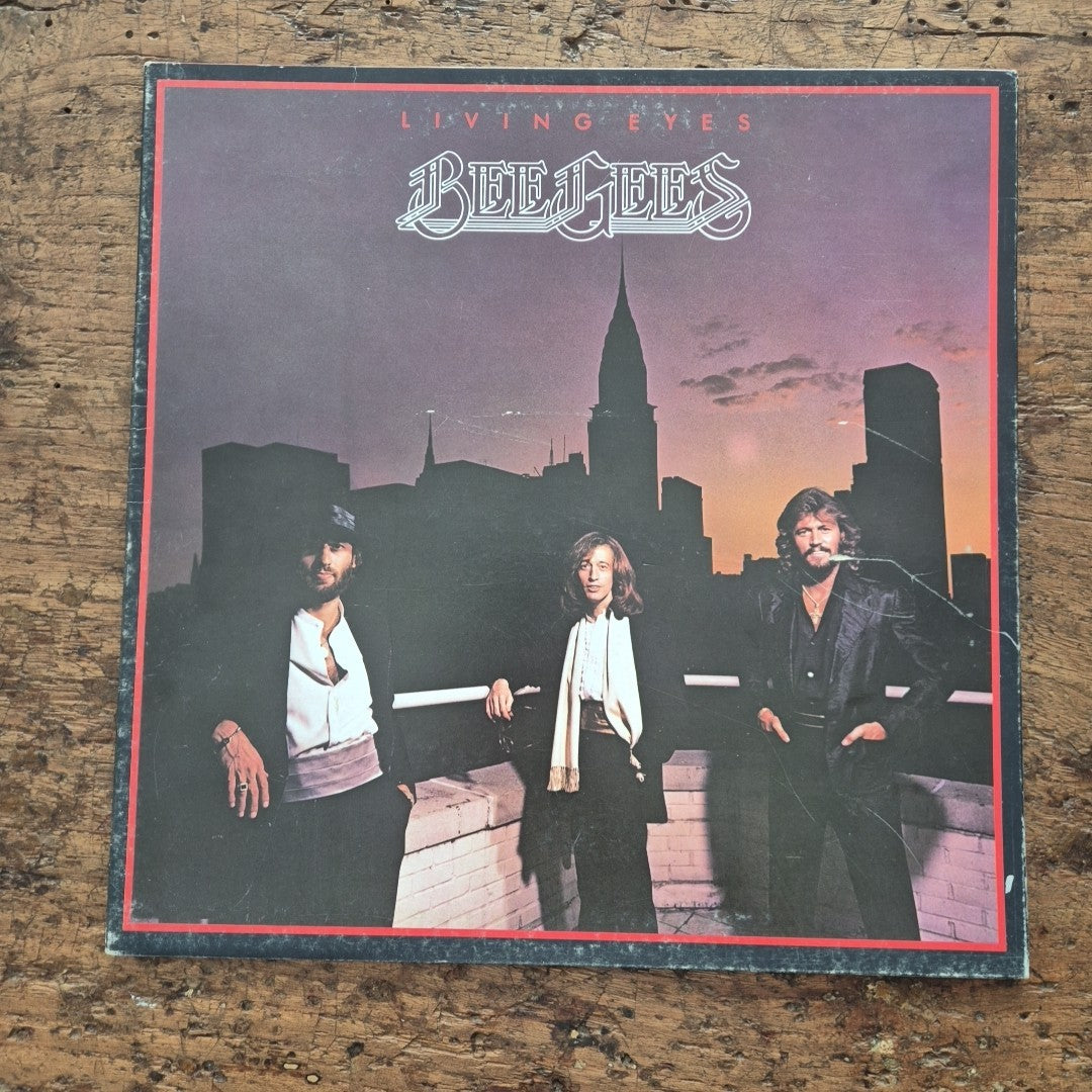 LP Bee Gees - Living Eyes 2394 301 Made In Italy 1981 Musica Rock Pop Vinile 12