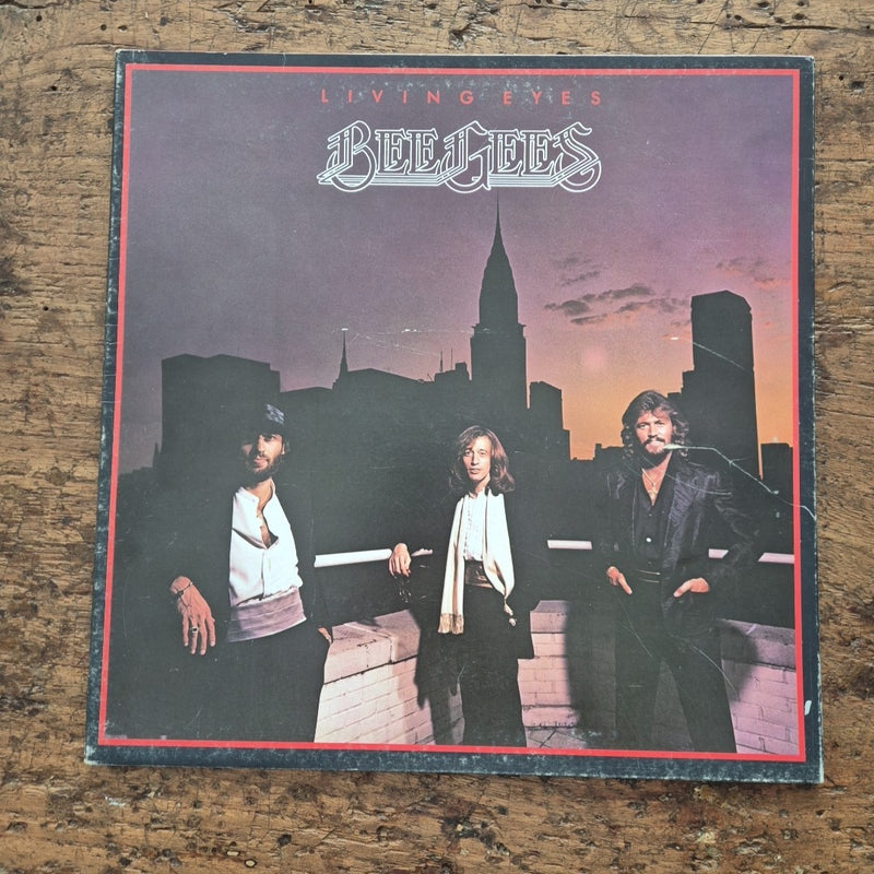 LP Bee Gees - Living Eyes 2394 301 Made In Italy 1981 Musica Rock Pop Vinile 12