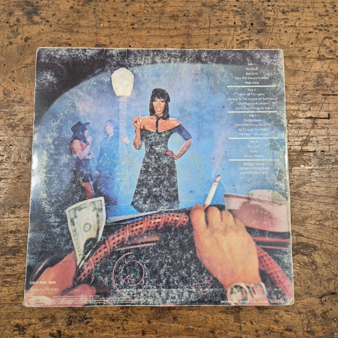LP Donna Summer - Bad Girls CALP 5035 5036 Italy 1979 Pop Disco Soul Vinile