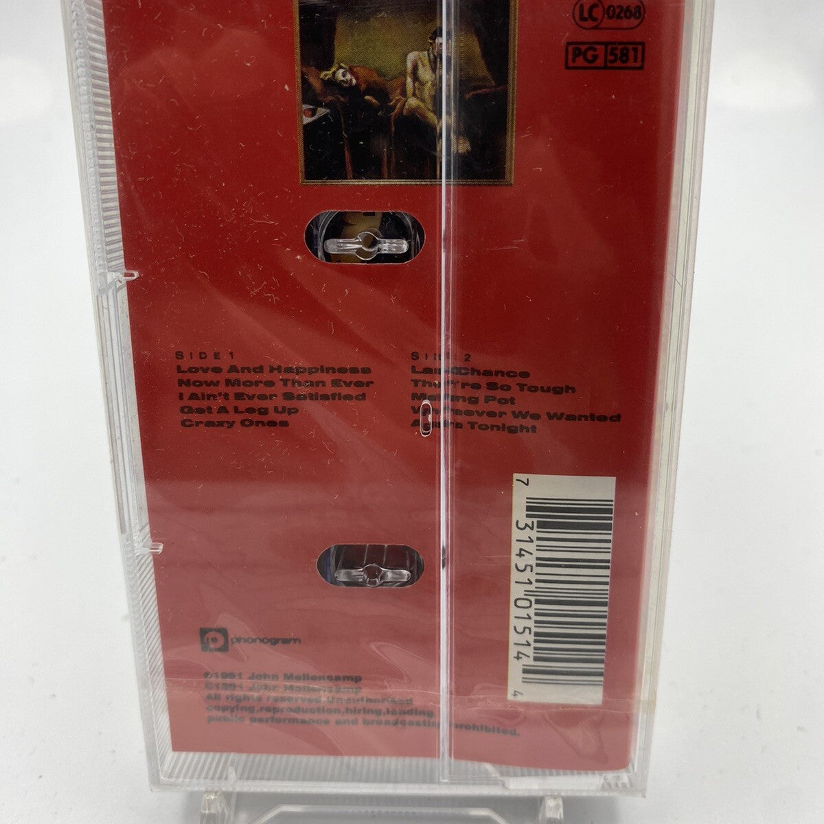 MUSICASSETTA Tape SS John Mellencamp* – Whenever We Wanted 1991 Rock