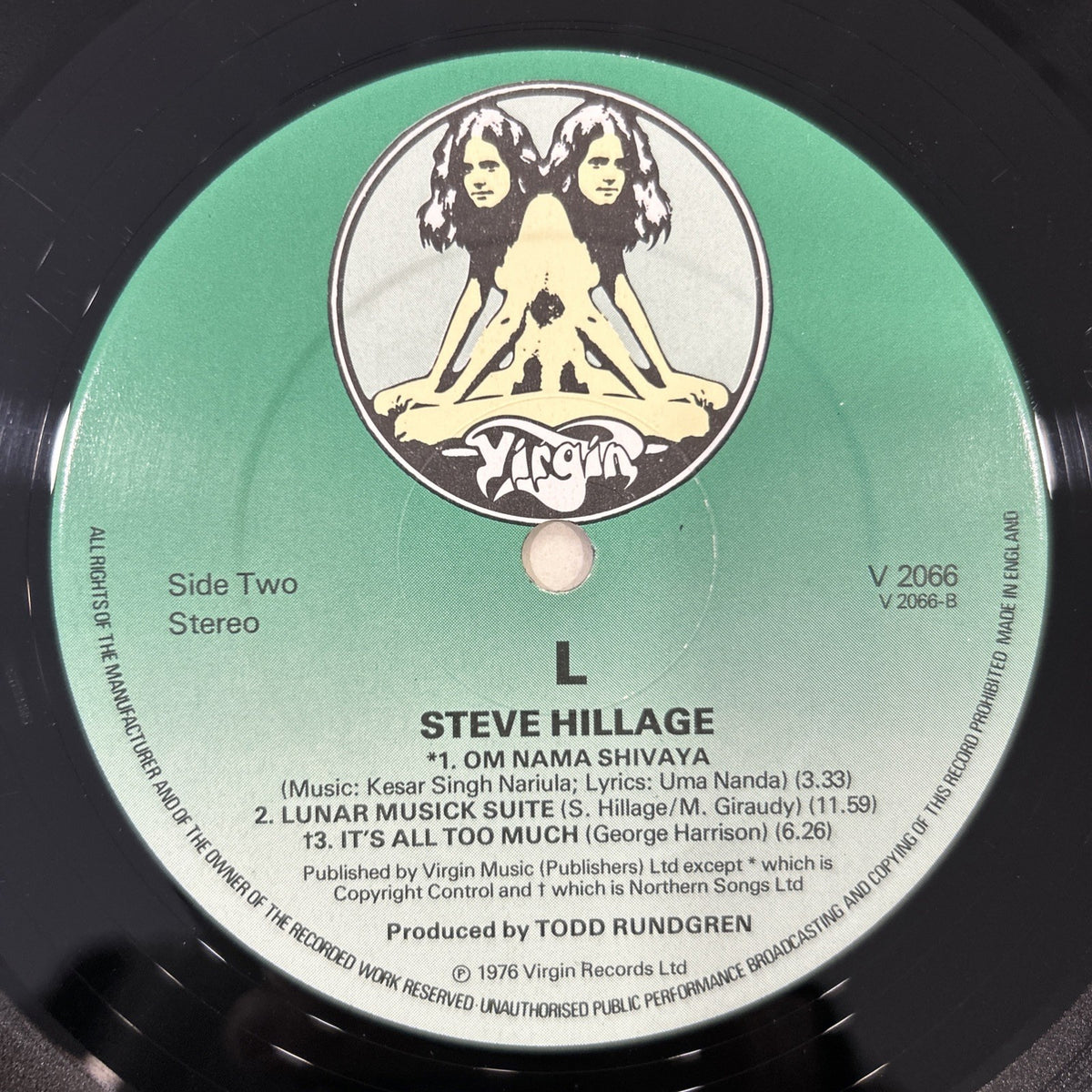 LP Steve Hillage - L V 2066 Vinile 1976 Psychedelic Prog Rock Progressive