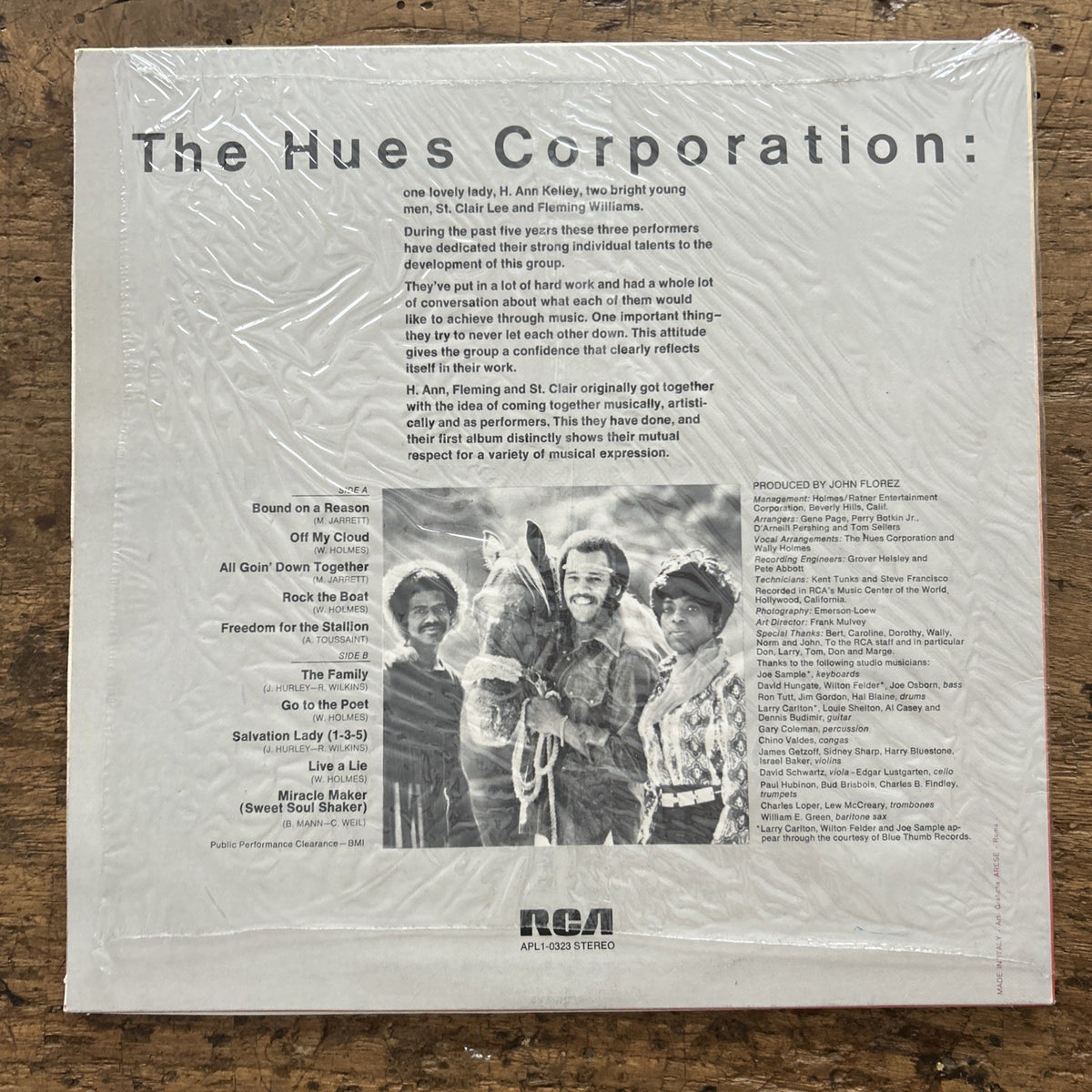 LP The Hues Corporation Freedom For The Stallion APL 0323 Funk Soul Disco Vinile