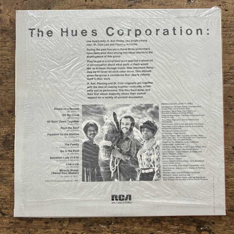 LP The Hues Corporation Freedom For The Stallion APL 0323 Funk Soul Disco Vinile