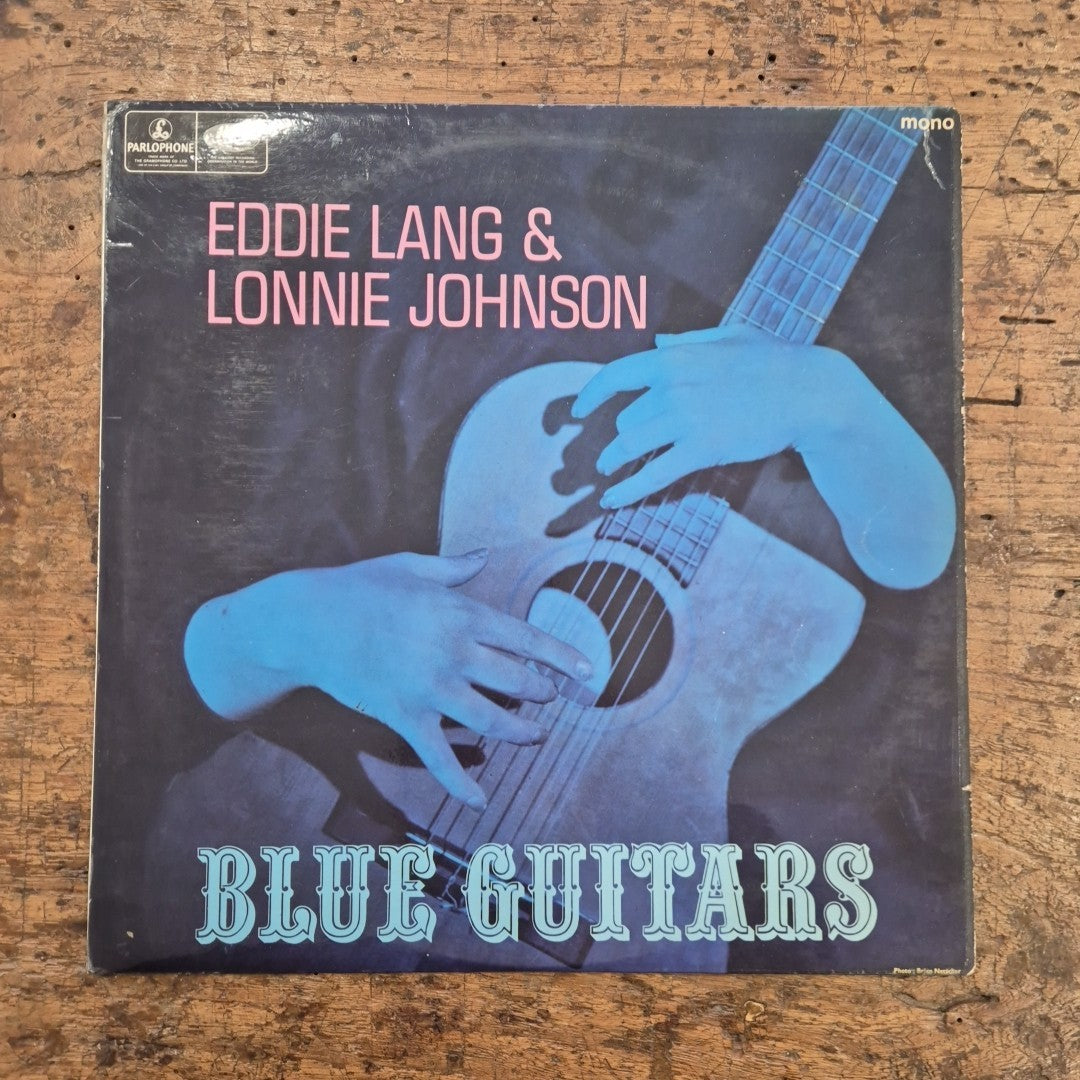 LP Eddie Lang Lonnie Johnson Blue Guitars PMC 7019 Made In UK Musica Jazz Vinile