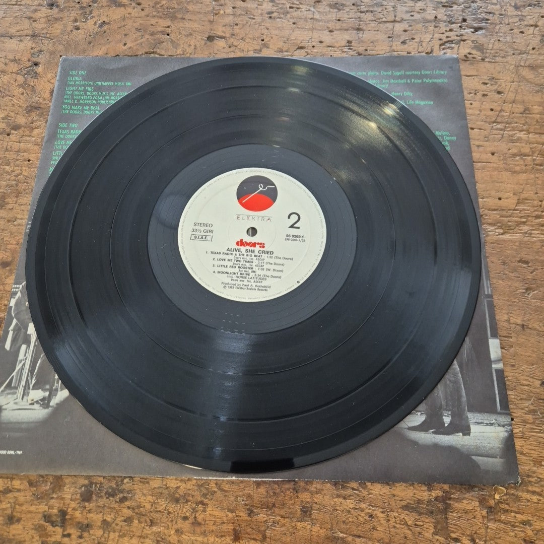 LP The Doors - Alive She Cried 96 0269-1 Musica Rock Vinile Jim Morrison
