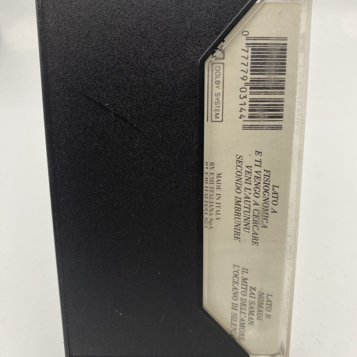 MUSICASSETTA Tape VG Franco Battiato –Battiato- Fisiognomica Italiano