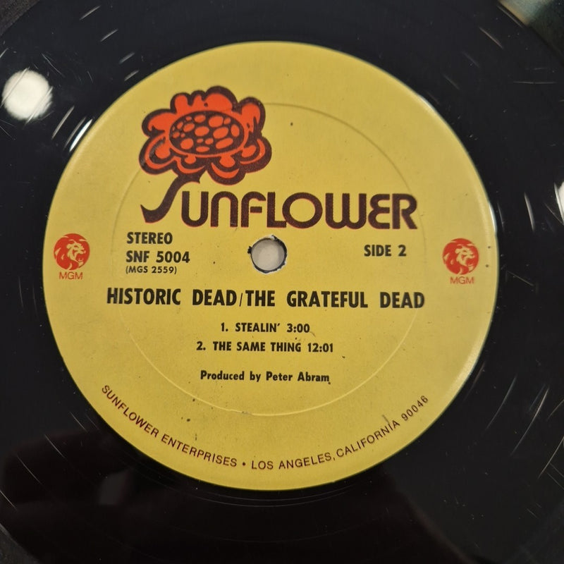 LP The Greatful Dead - Historic Dead MGS 5004 Musica Rock Vinile