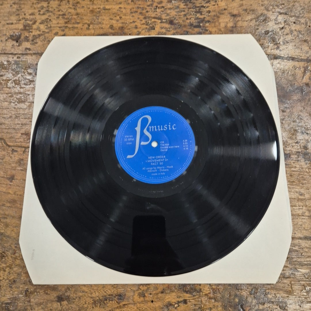 LP The New Order - Movement 1 Fact 50 Made In Italy Musica Vinile Rock
