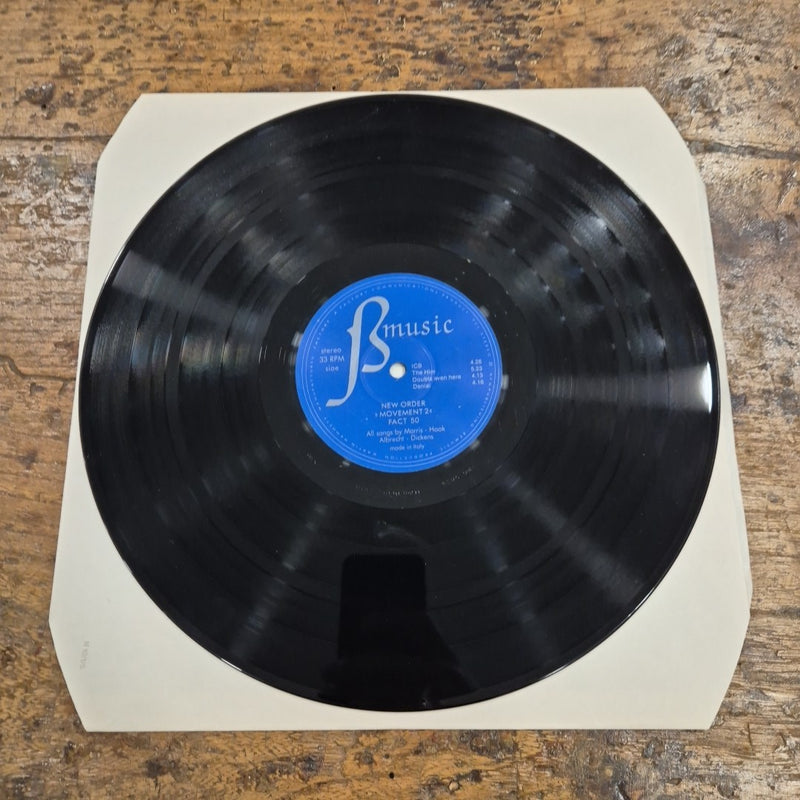 LP The New Order - Movement 1 Fact 50 Made In Italy Musica Vinile Rock