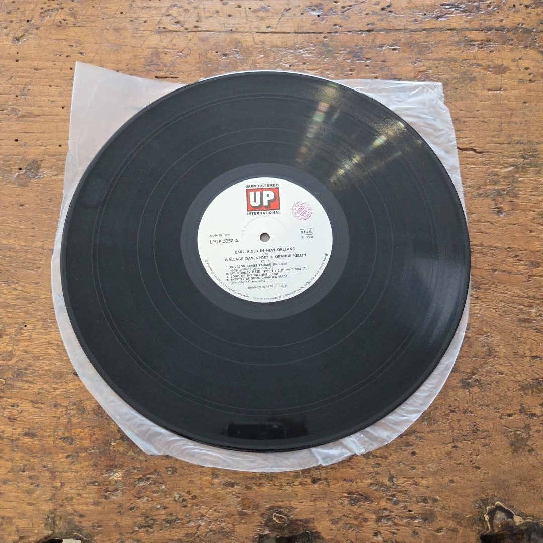LP Earl Hines - In New Orleans With.. LPUP 5057 1975 Jazz Vinile Made In Italy