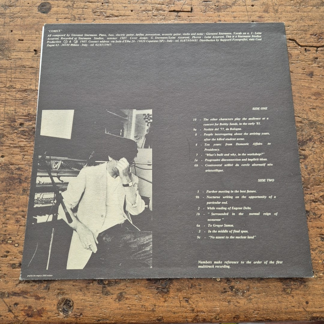 LP Giovanni Sturmann - Comics Soundtrack StSt 006 Vinile 12