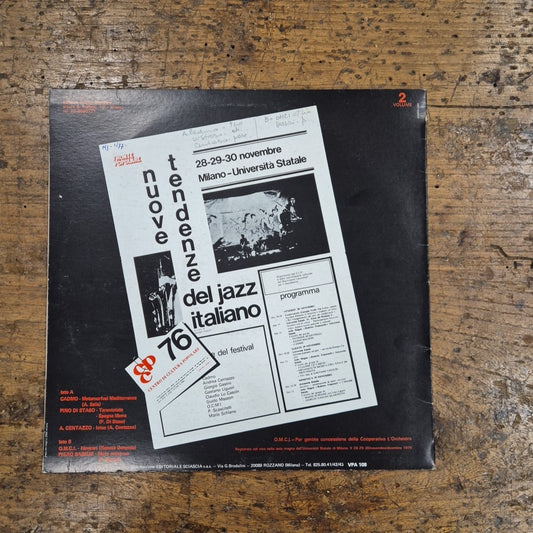 LP Nuove Tendenze Del Jazz Italiano Vol. 2 VPA 108 italy 1976 Vinile 12
