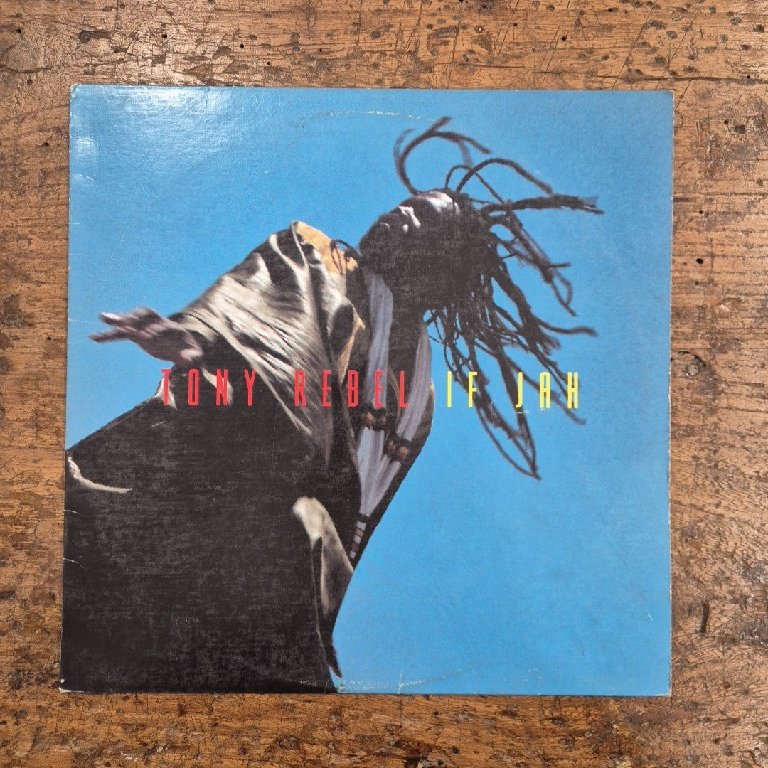 LP Tony Rebel - If Jah VPRL 1506 USA 1997 musica Reggae Dub Vinile 12