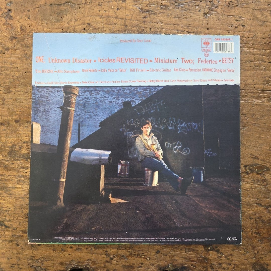 LP Tim Berne - Fulton Street Maul CBS 450548 1  Jazz Vinile 1986 Made In UK